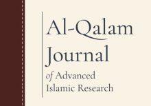 Al-Qalam Journal of Advanced Islamic Research – Vol. 1, Issue 3 (Hardcover)