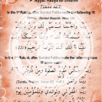 Salaat for children by Parents