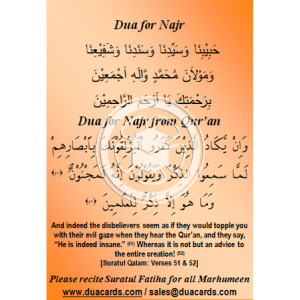 For protection from Nazar (Evil Eye) - Dua and Aayats from the Holy Quran
