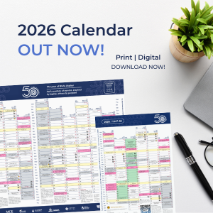 Year 2026 WF Planner A2 Size - (Free postage Worldwide)